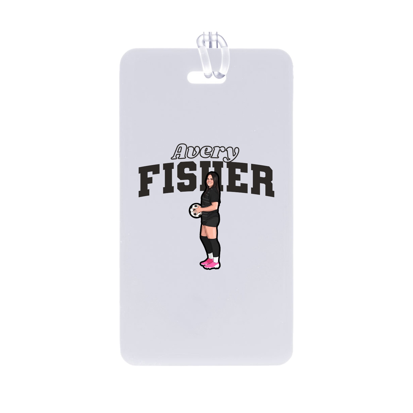 Bag Tag — Name Arch in Classic