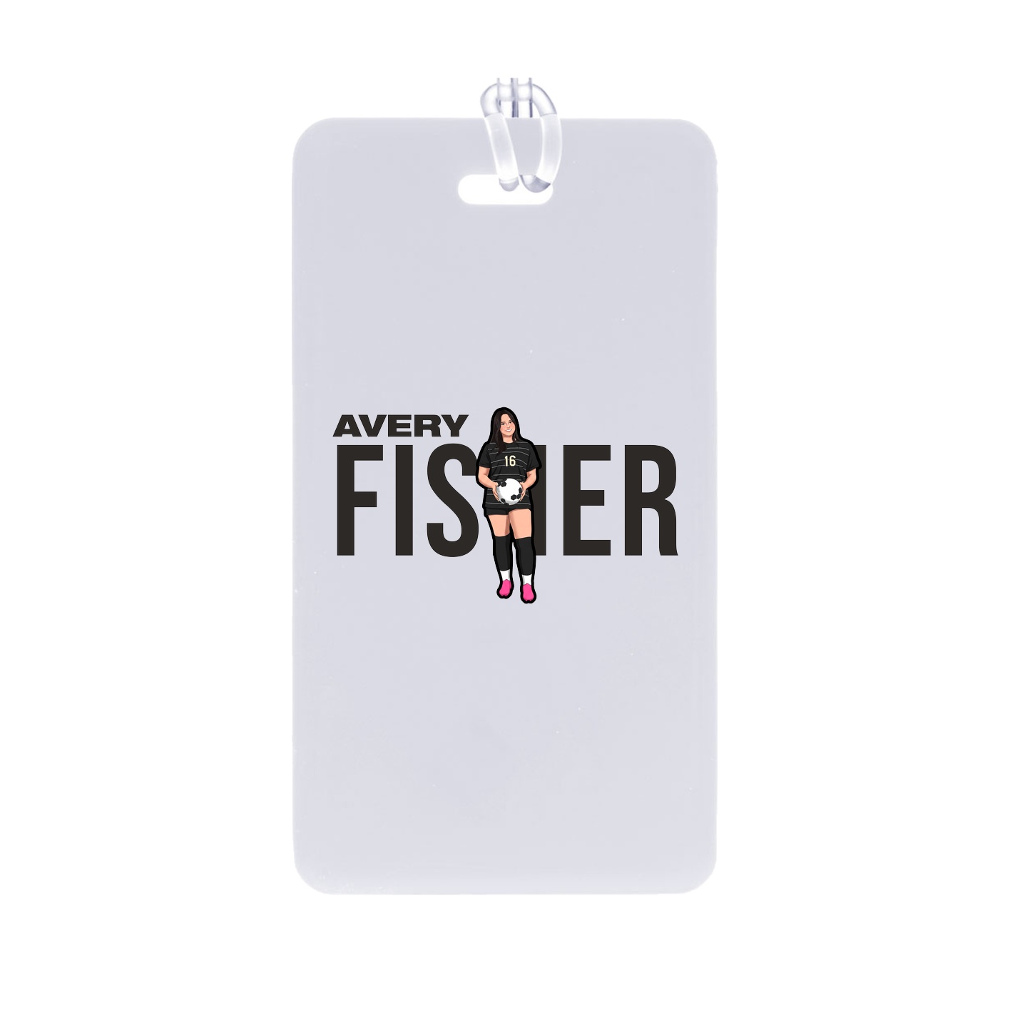 Bag Tag — Player Name in Classic