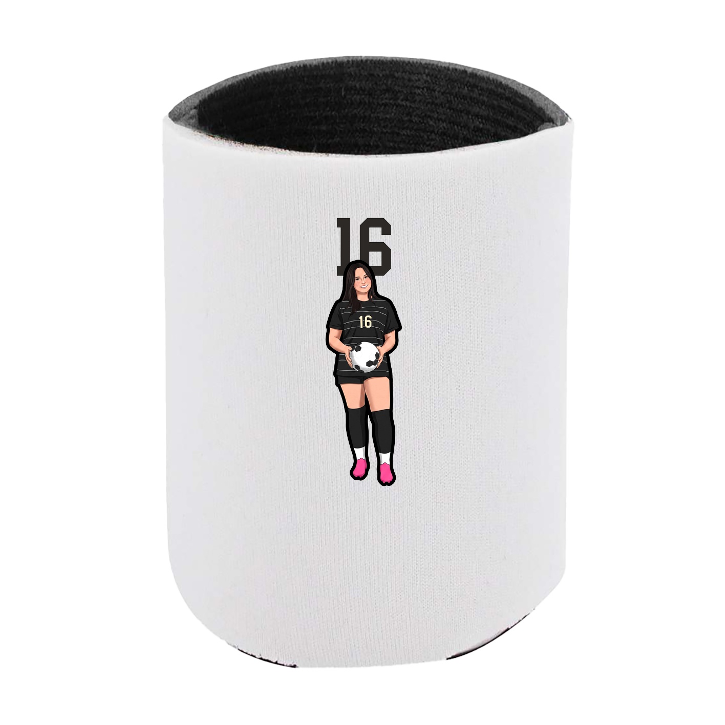 Can Holder — Number Top in White