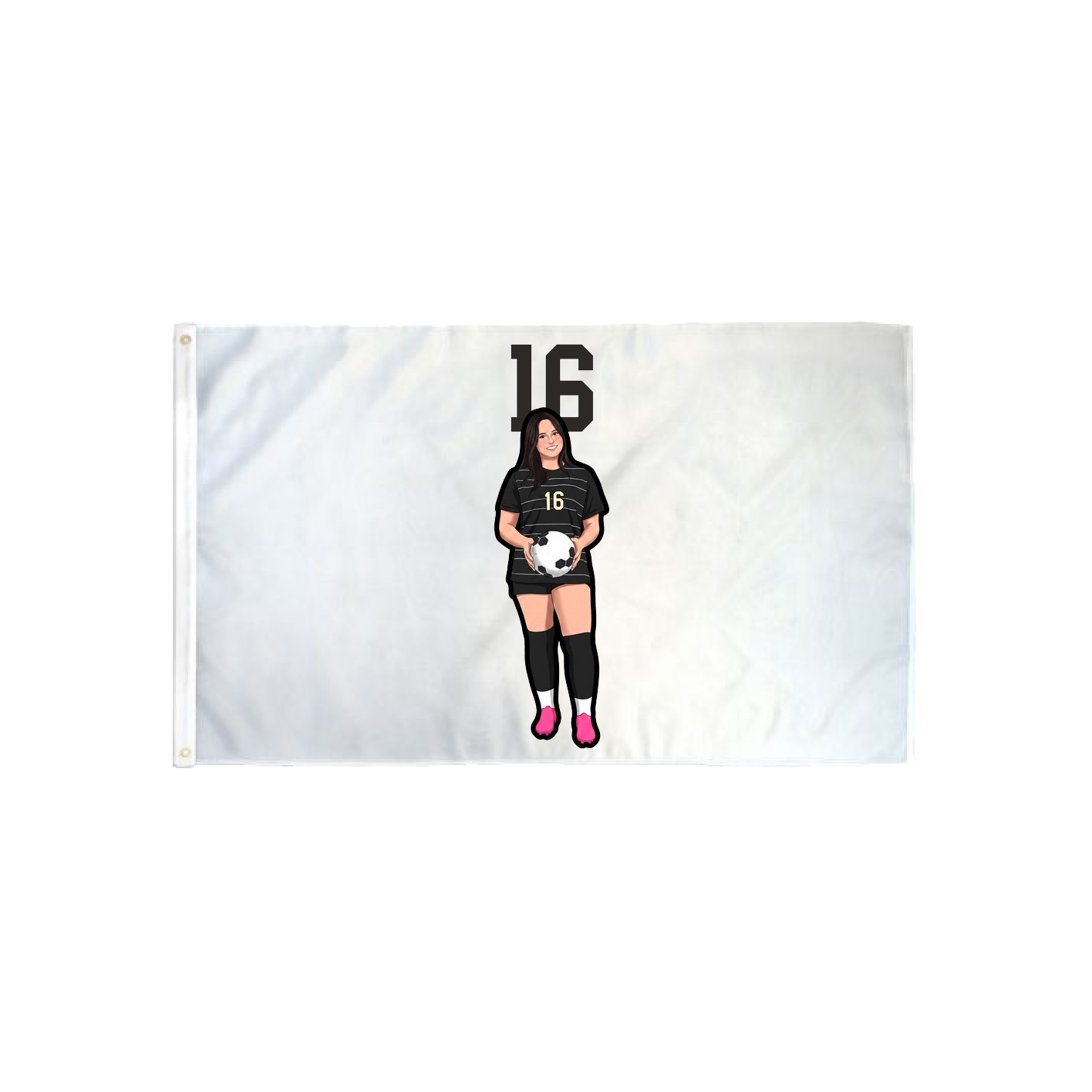 3x5 Flag — Number Top in Classic