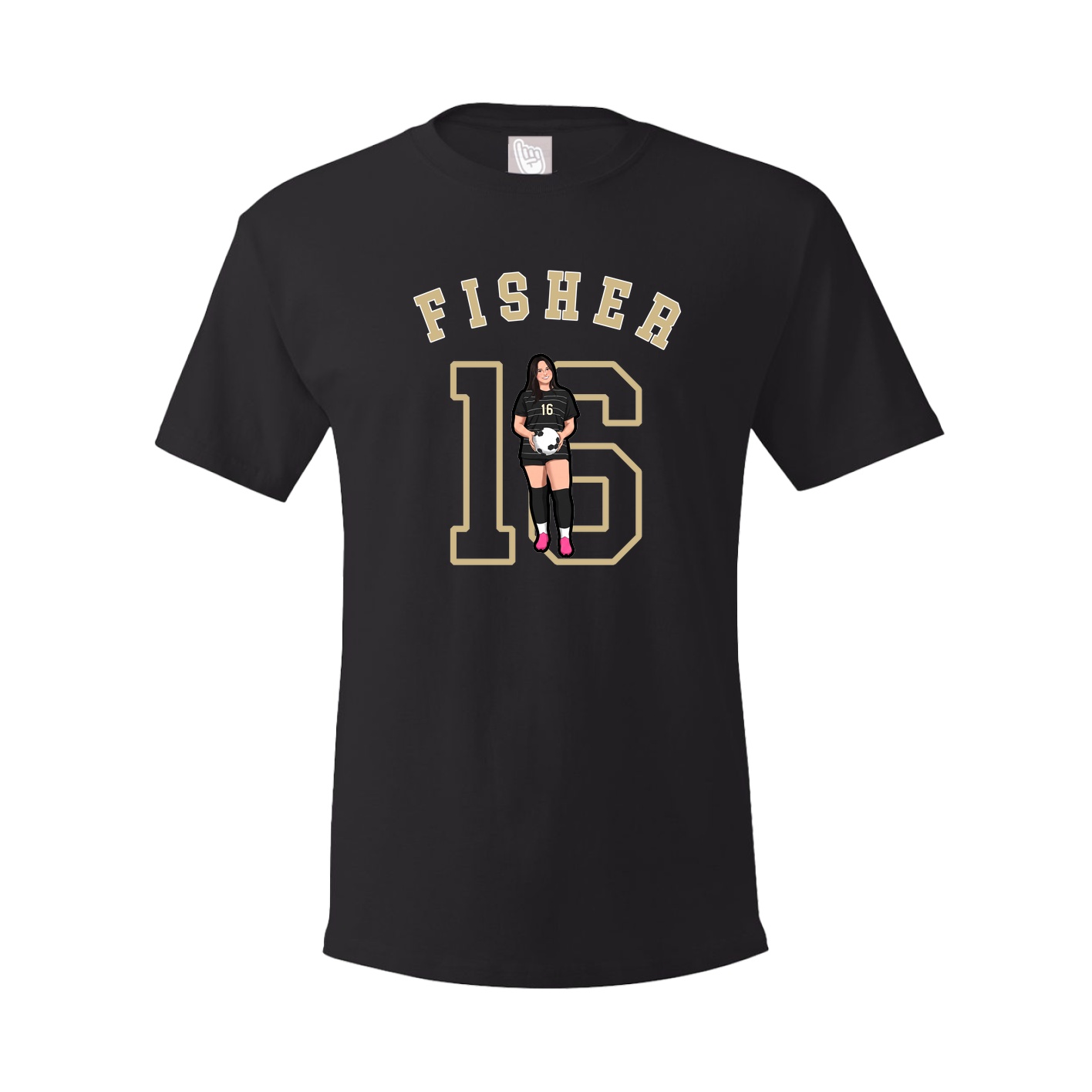 Youth Tee — Shirsey Arch in Black
