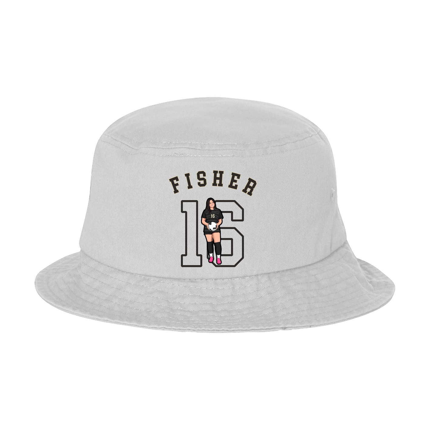 Bucket Cap — Shirsey Arch in White