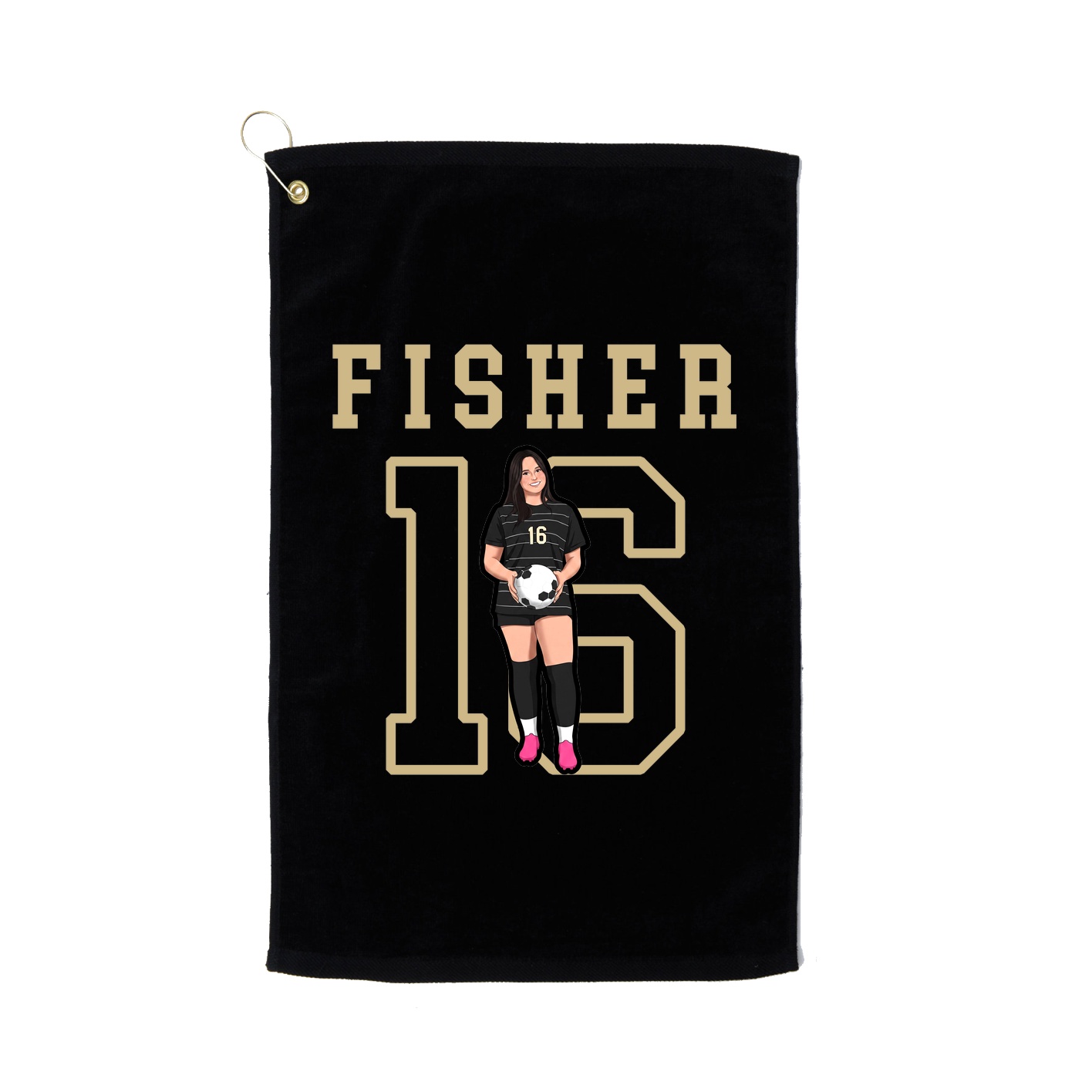Golf Towel — Shirsey in Black