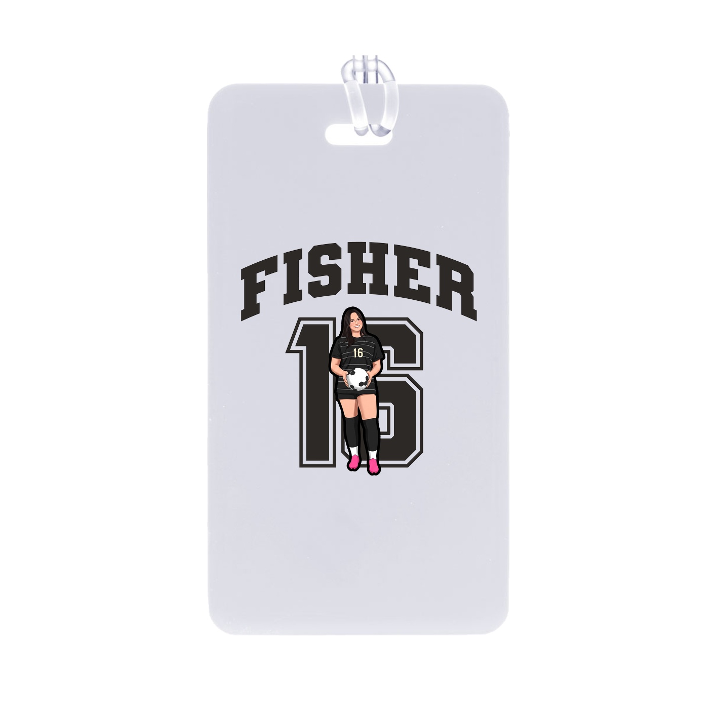 Bag Tag — Number in Classic