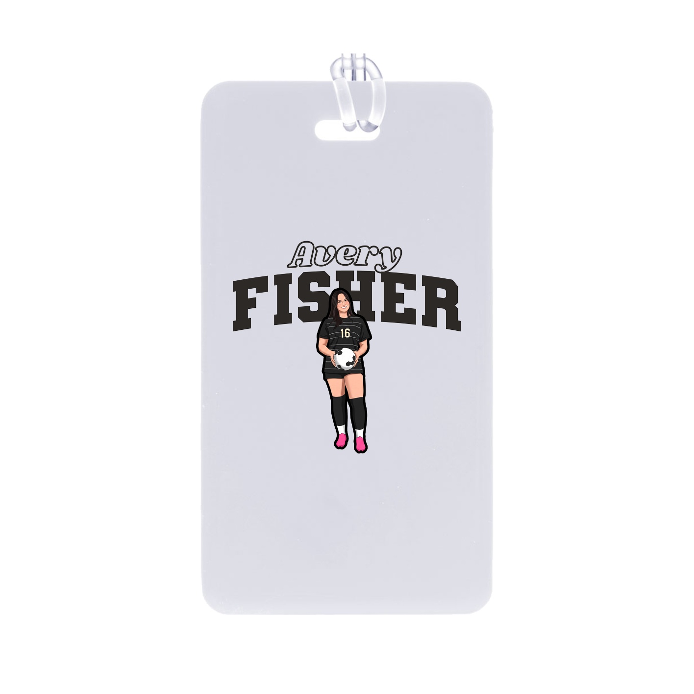 Bag Tag — Name Arch in Classic