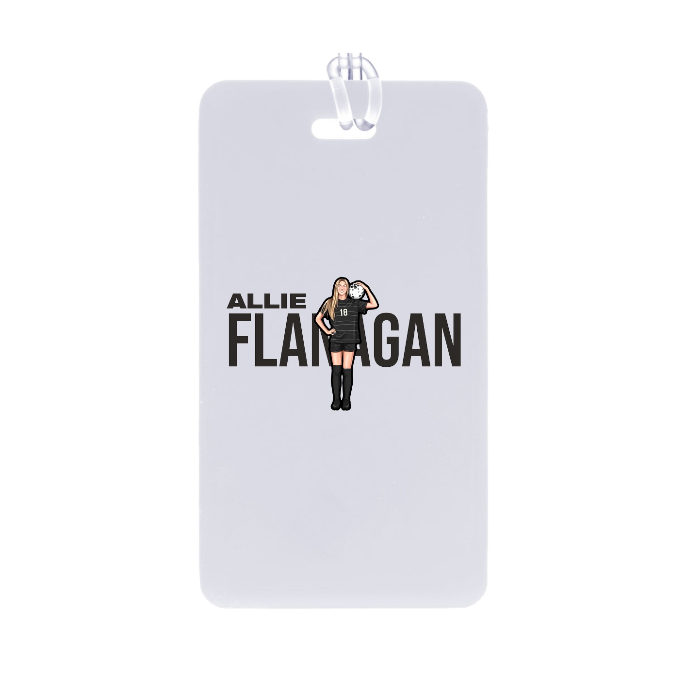 Bag Tag — Player Name in Classic