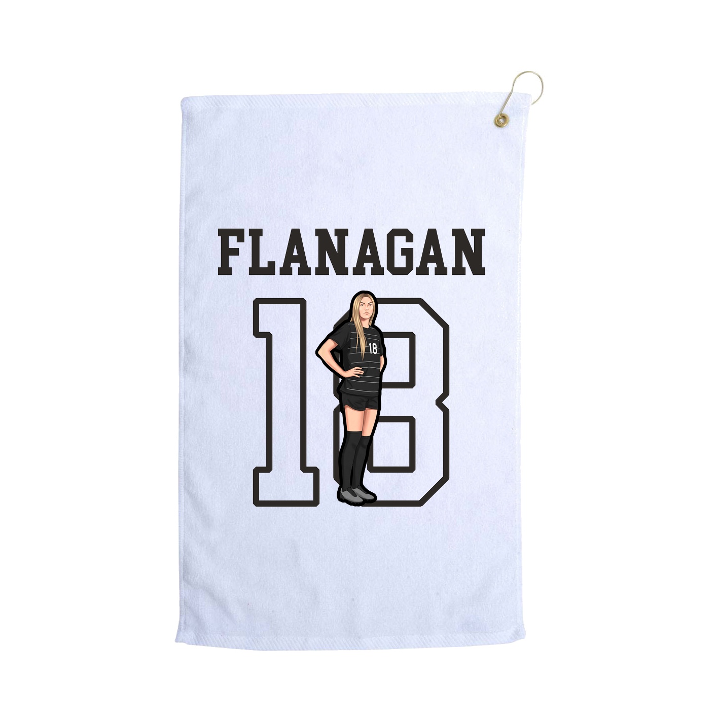Golf Towel — Shirsey in White