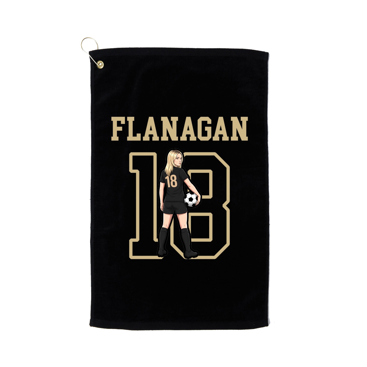 Golf Towel — Shirsey in Black