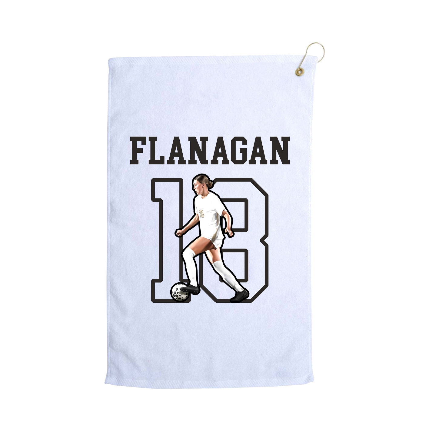 Golf Towel — Shirsey in White
