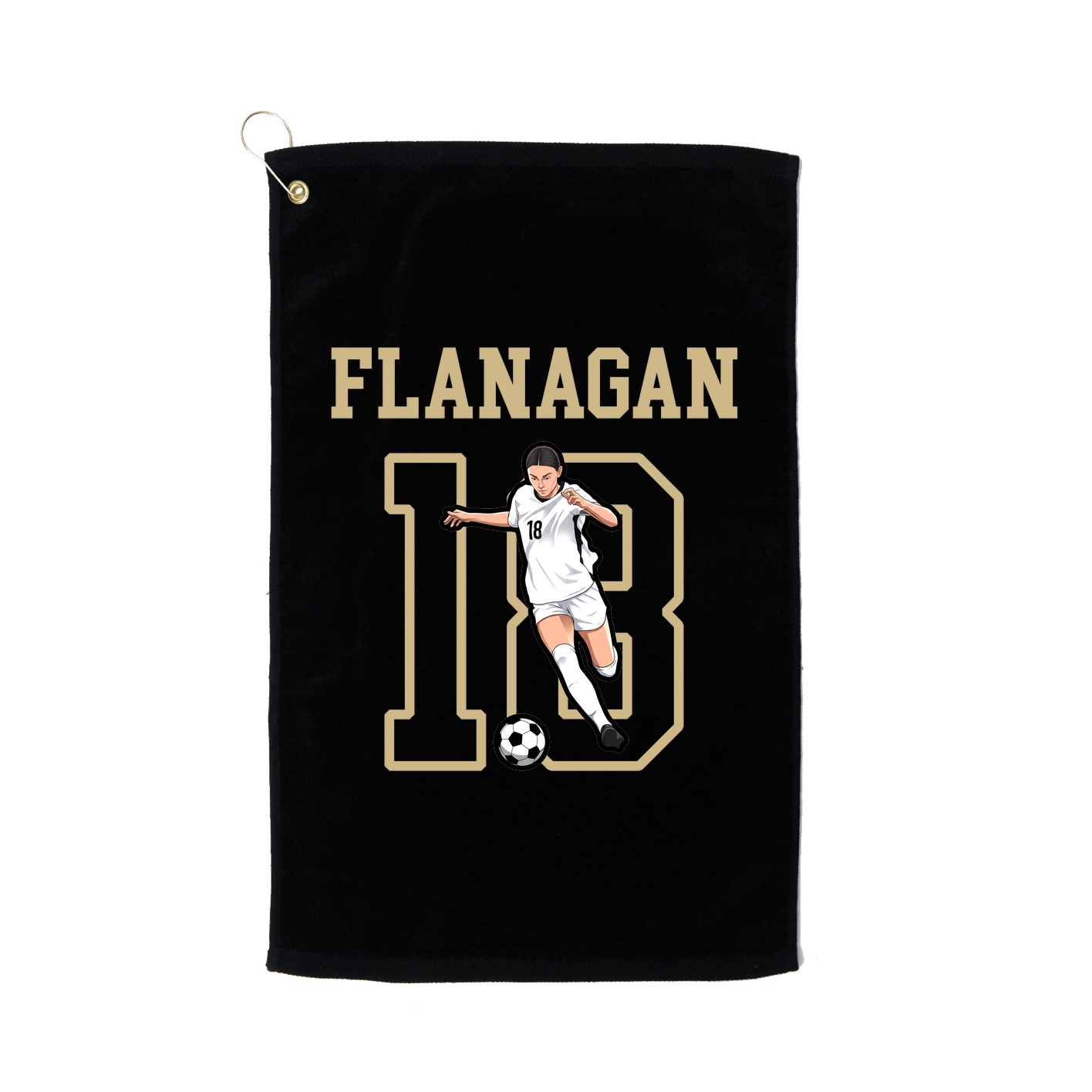 Golf Towel — Shirsey in Black