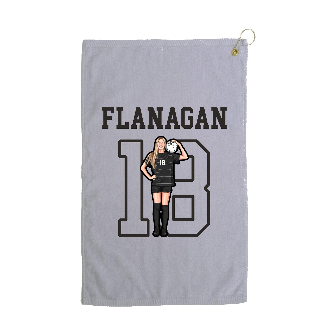 Golf Towel — Shirsey in Grey