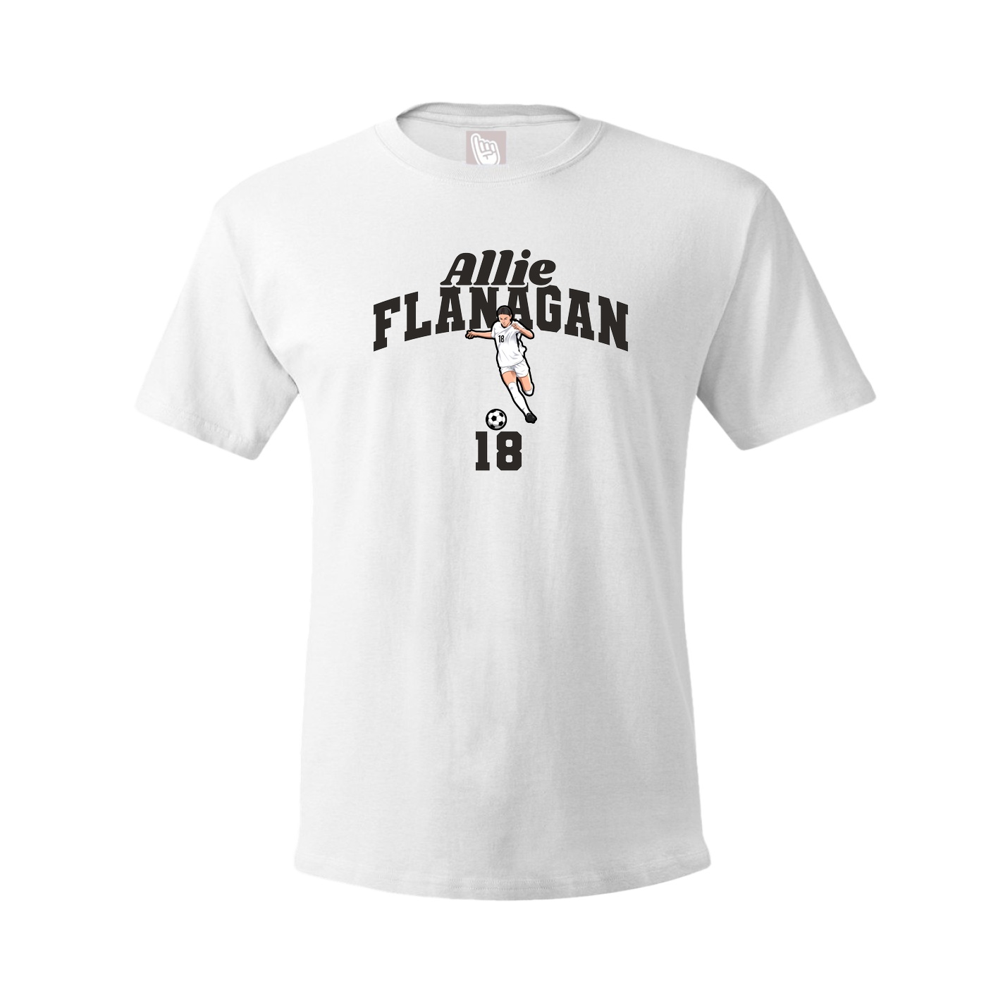 Youth Tee — Signature Arch in White