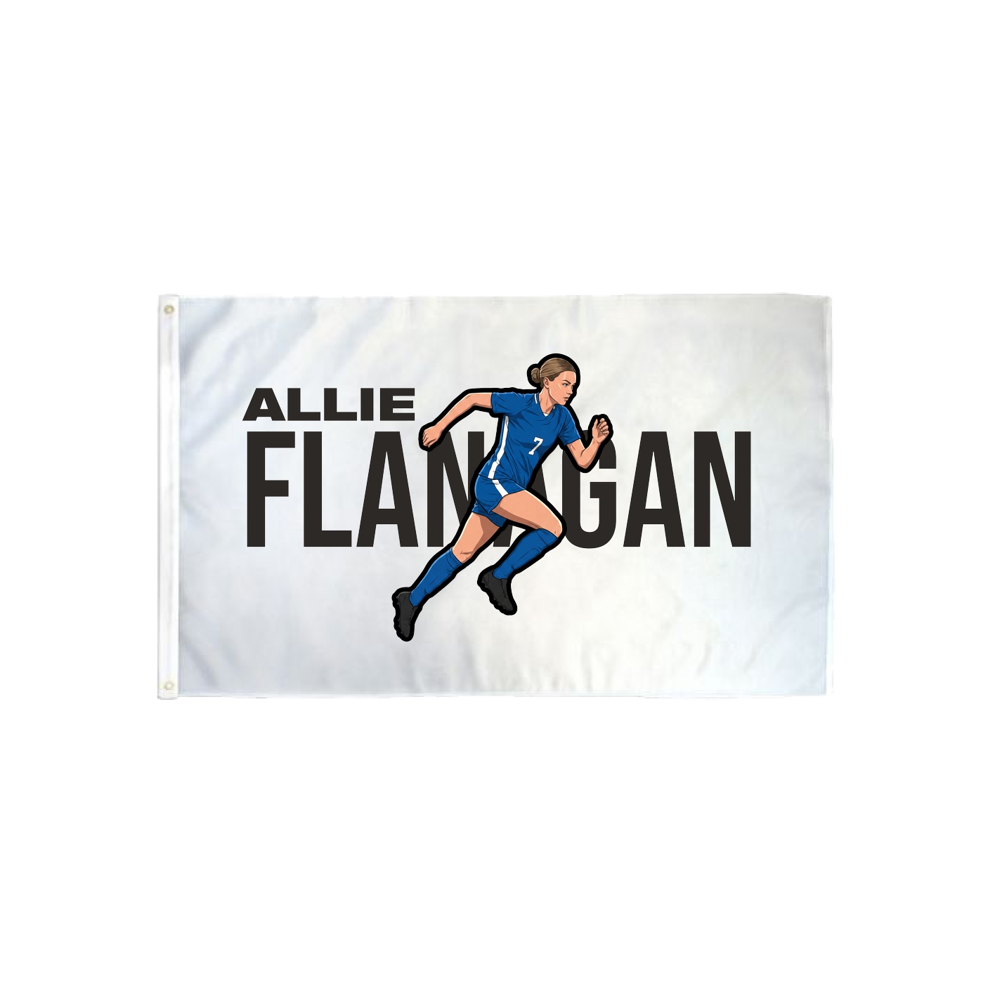 3x5 Flag — Player Name in Classic