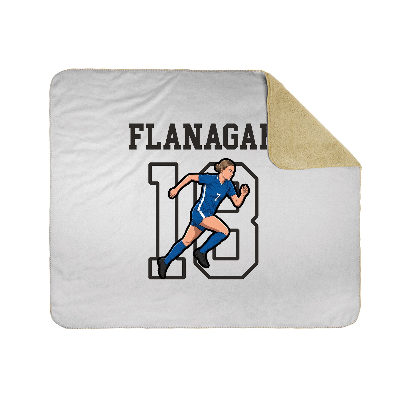 Throw Blanket — Shirsey in White