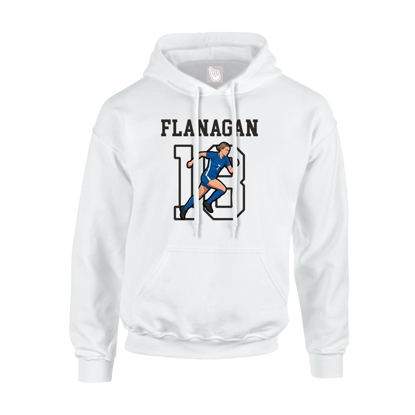 Hoodie — Shirsey in White