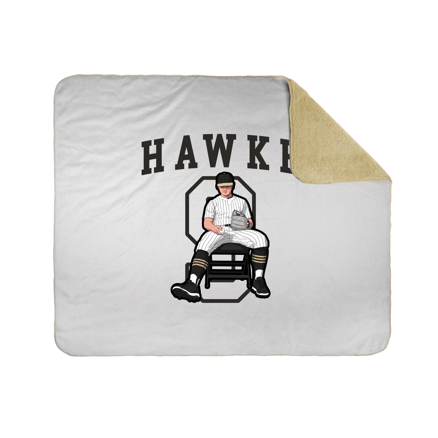 Throw Blanket — Shirsey in White