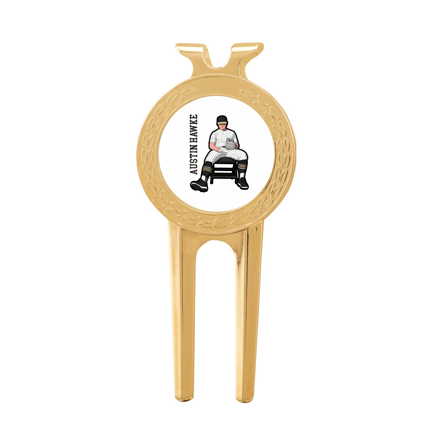 Divot Tool with Ball Marker — Name Vertical in Classic
