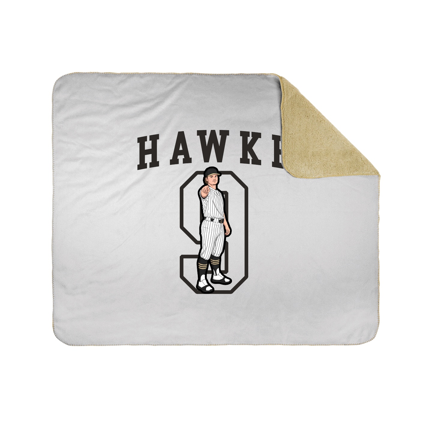 50x60 Sherpa Lined Throw Blanket