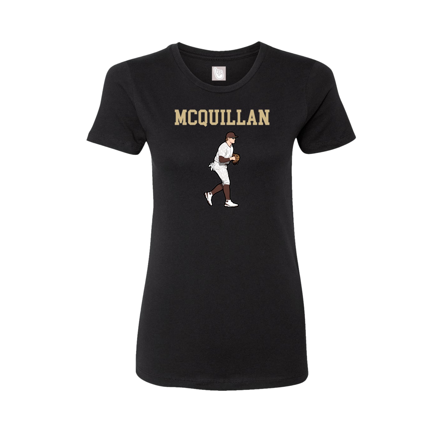 Fitted Women's Tee — Shirsey in Black