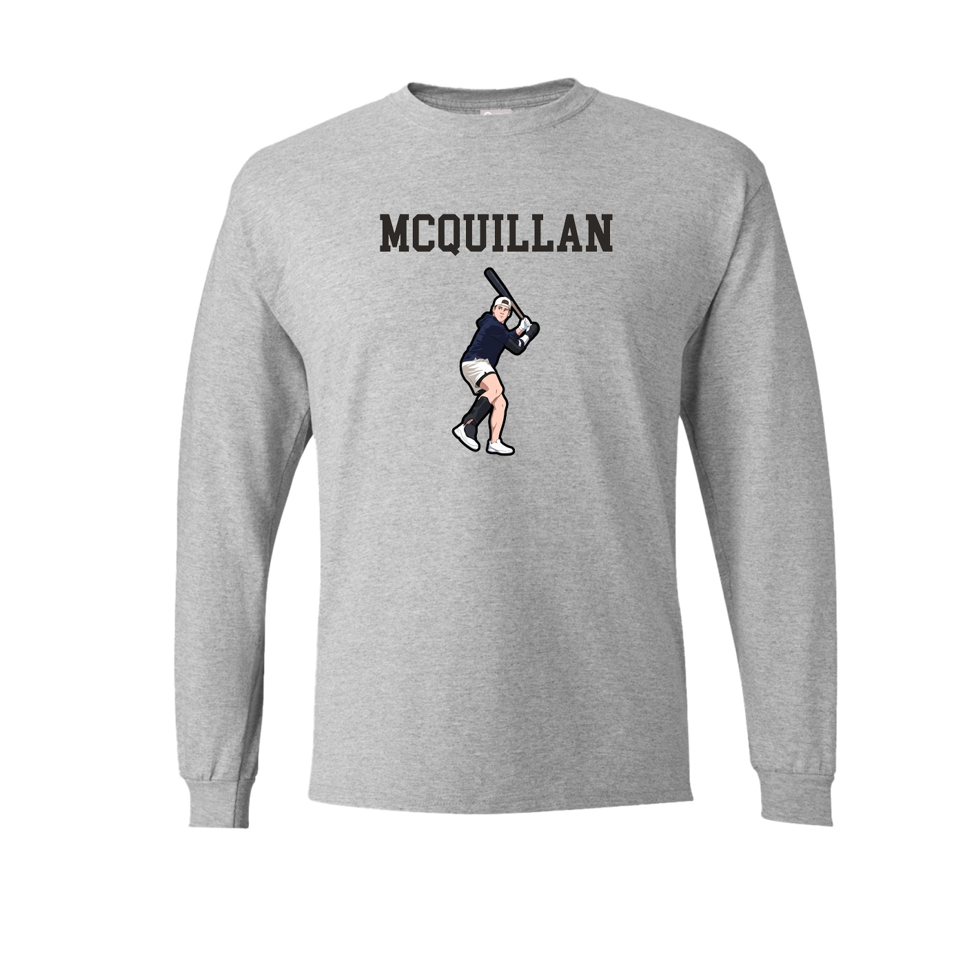 Long Sleeve Tee — Shirsey in Grey
