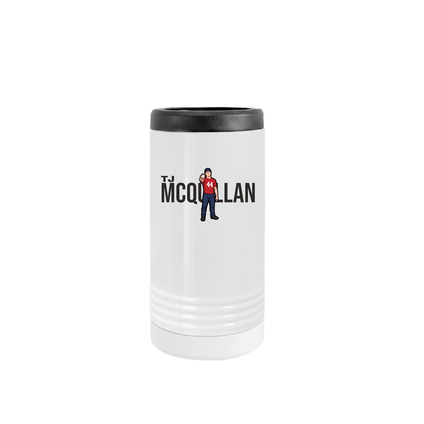 Slim Beverage Holder — Player Name in White