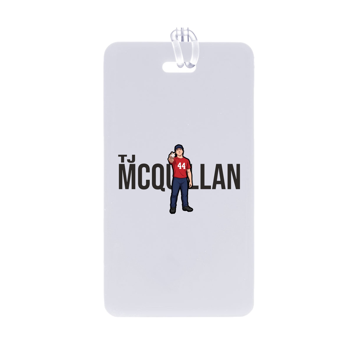 Bag Tag — Player Name in Classic