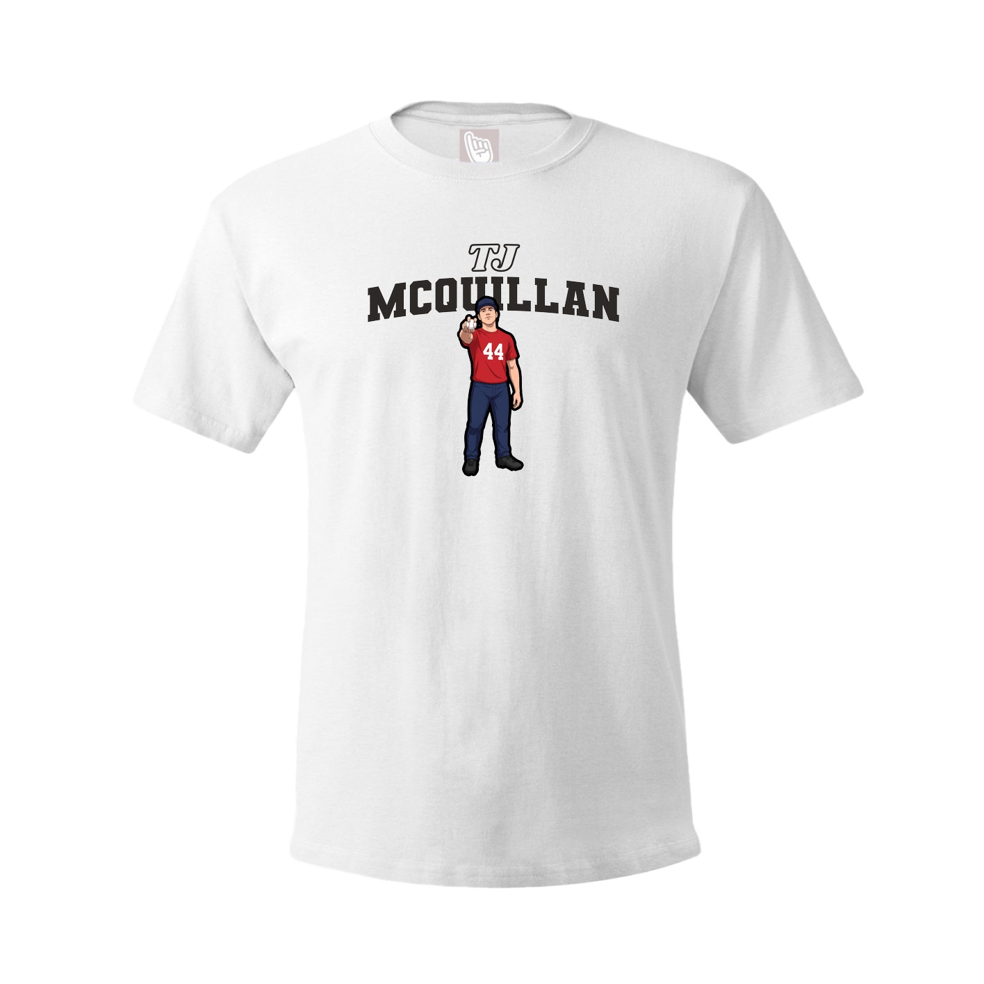 Tee — Name Arch in White