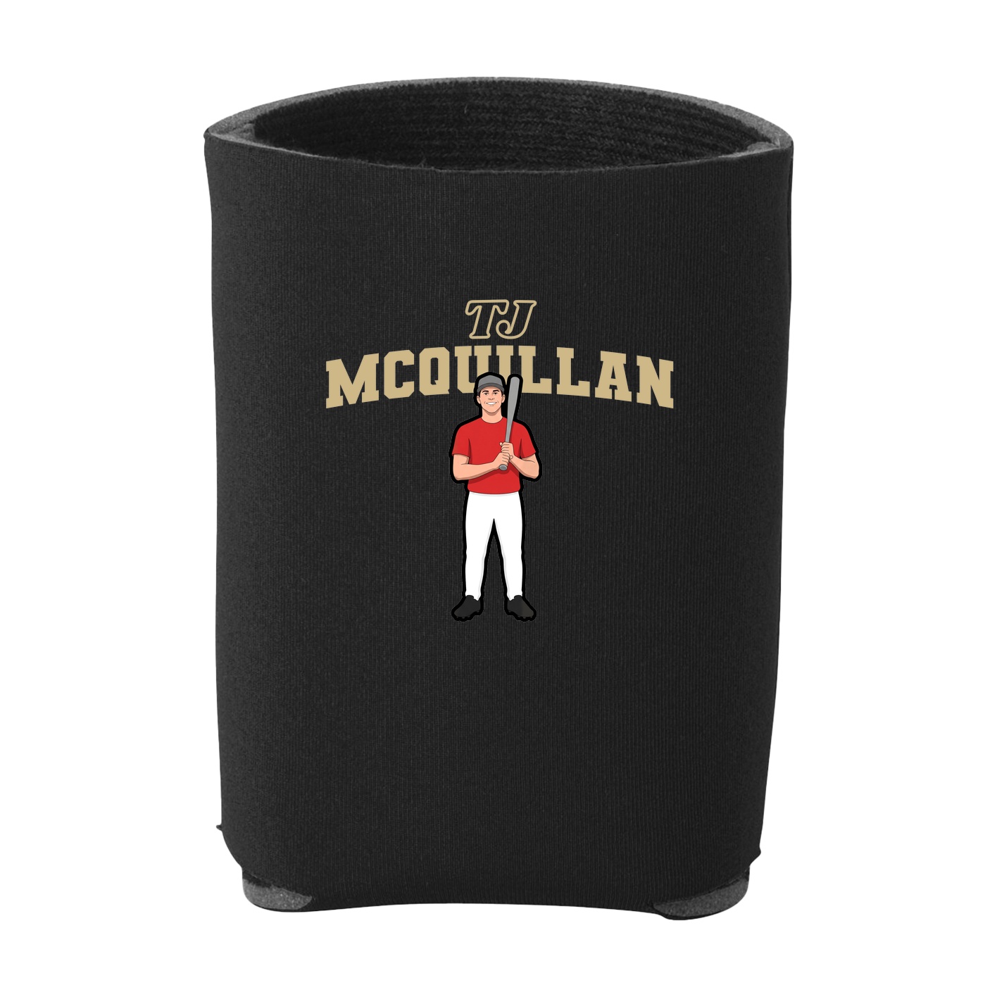 Can Holder — Name Arch in Black