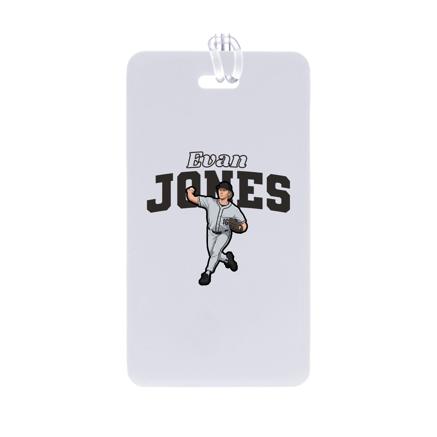 Bag Tag — Name Arch in Classic