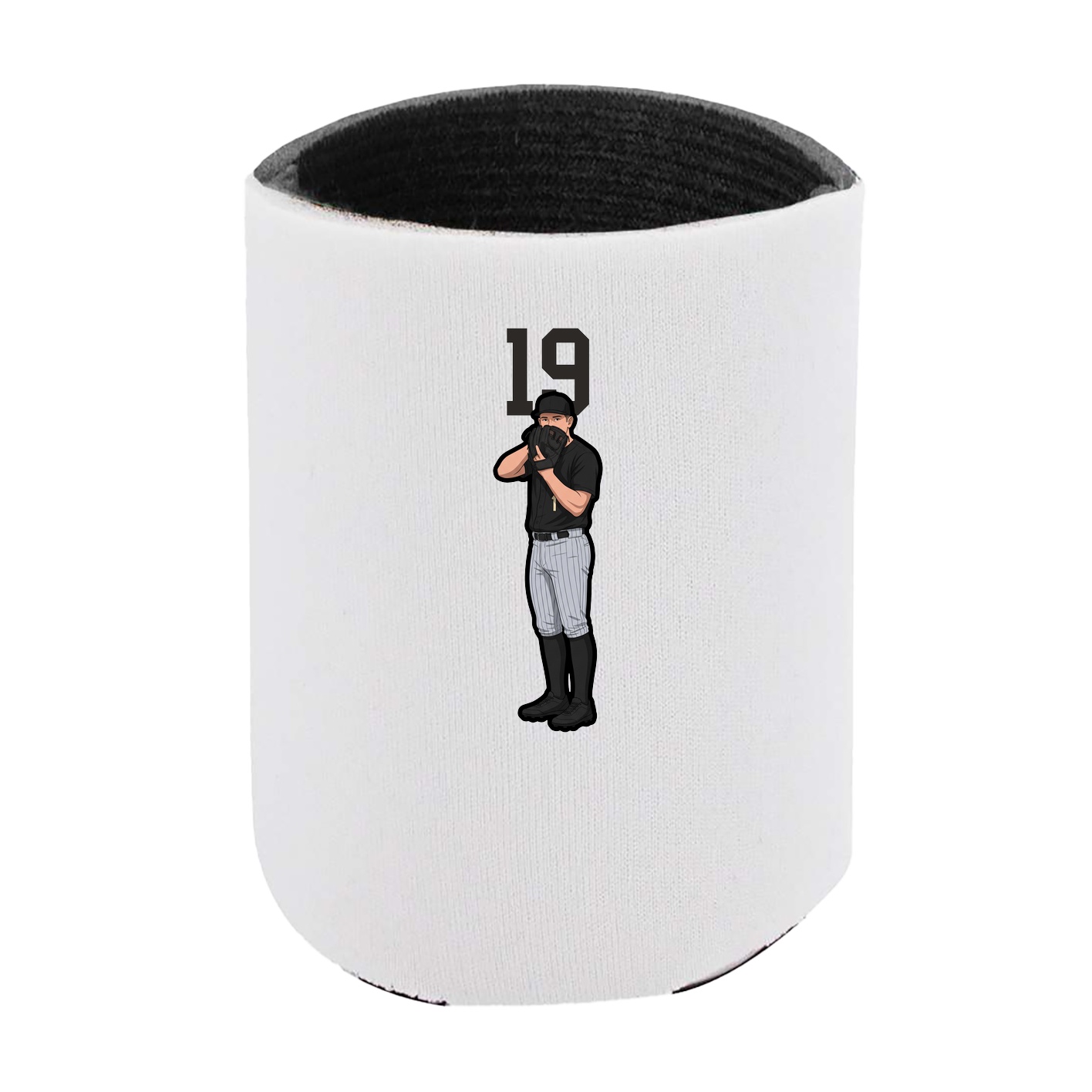 Can Holder — Number Top in White