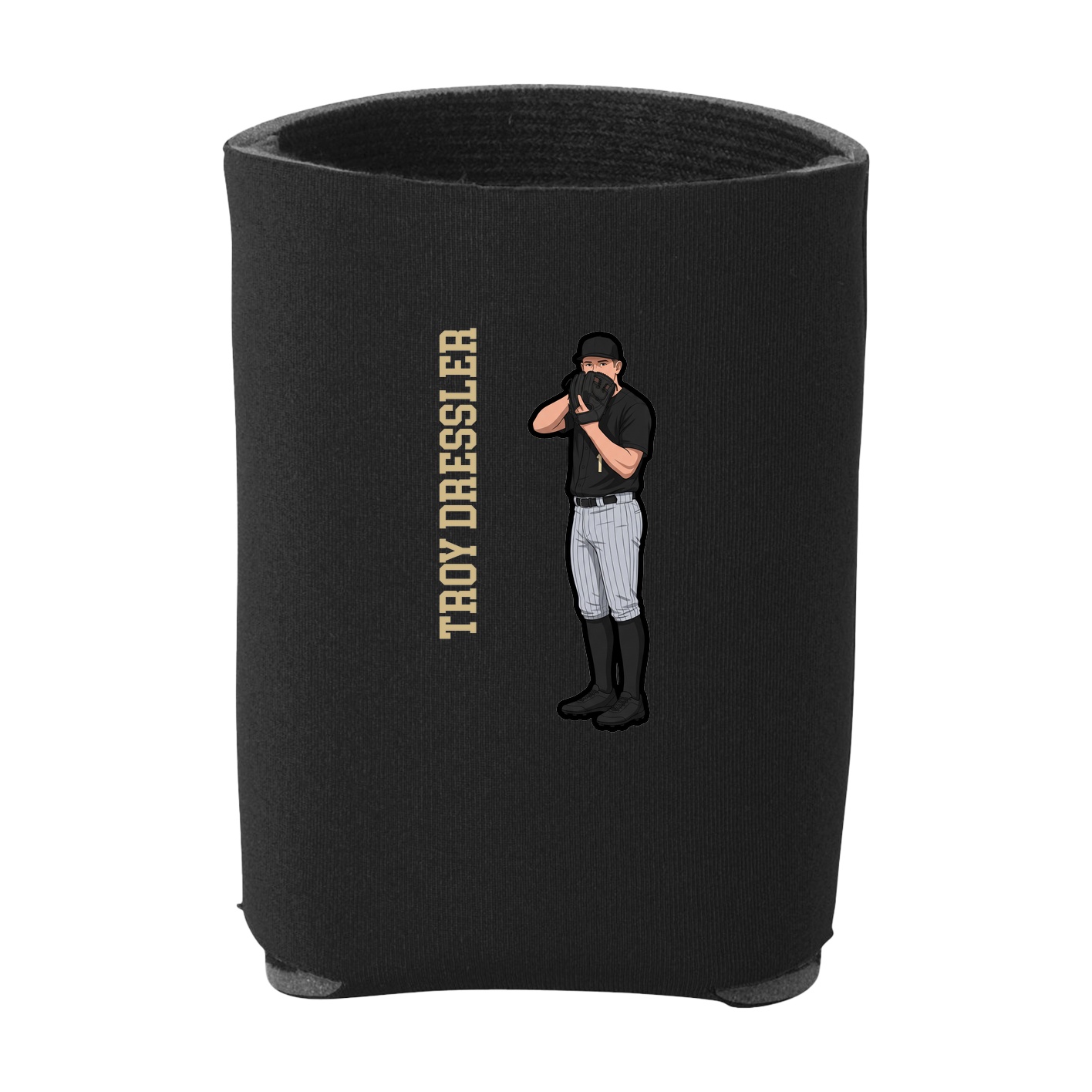 Can Holder — Name Vertical in Black