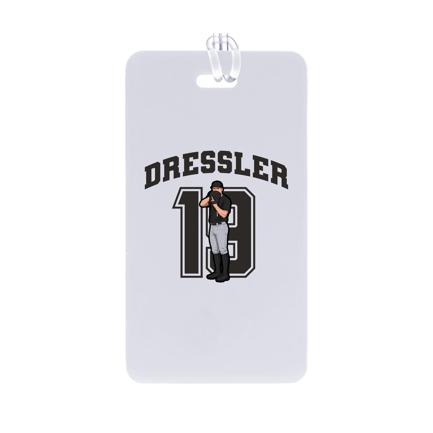 Bag Tag — Number in Classic