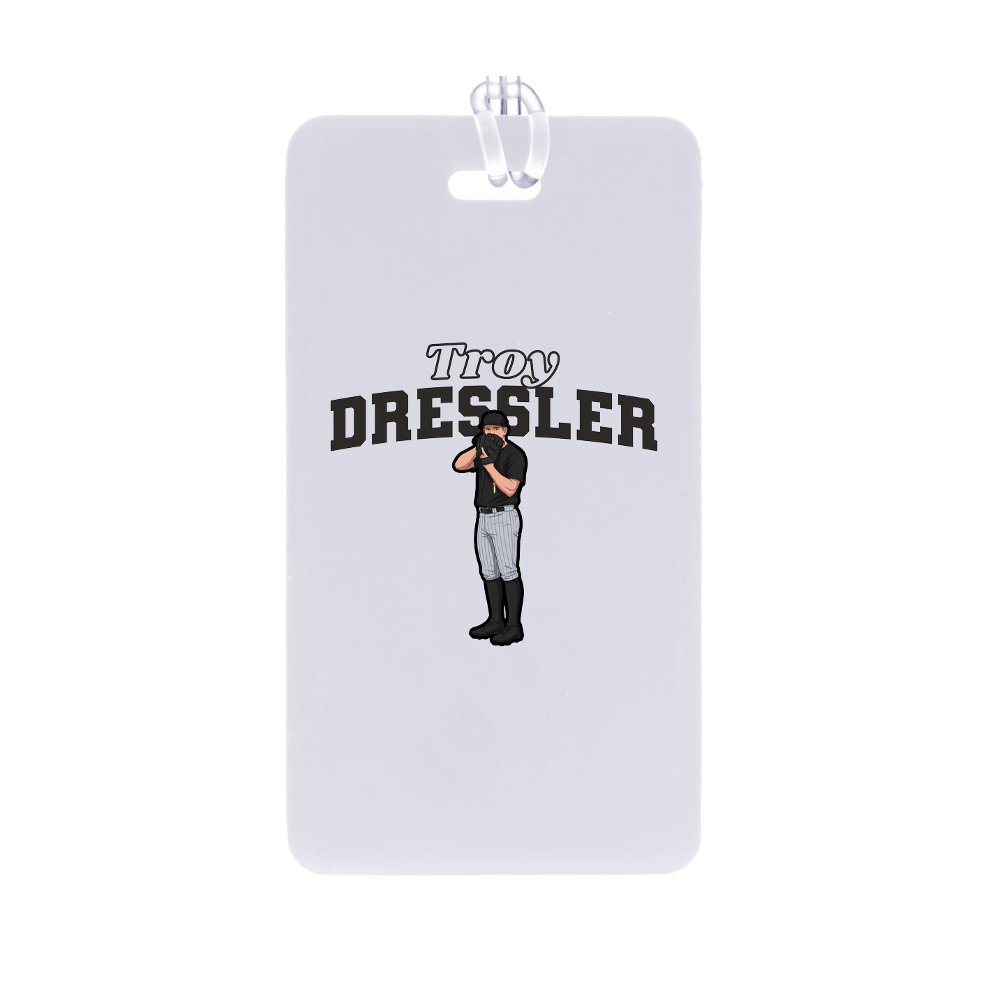 Bag Tag — Name Arch in Classic