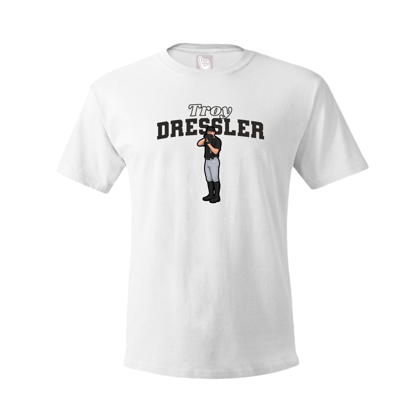 Tee — Name Arch in White