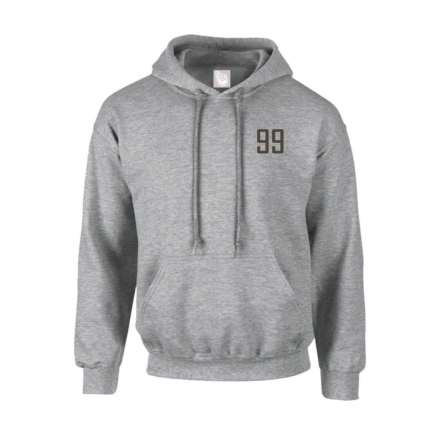 Youth Hoodie — Front Shirsy in Grey