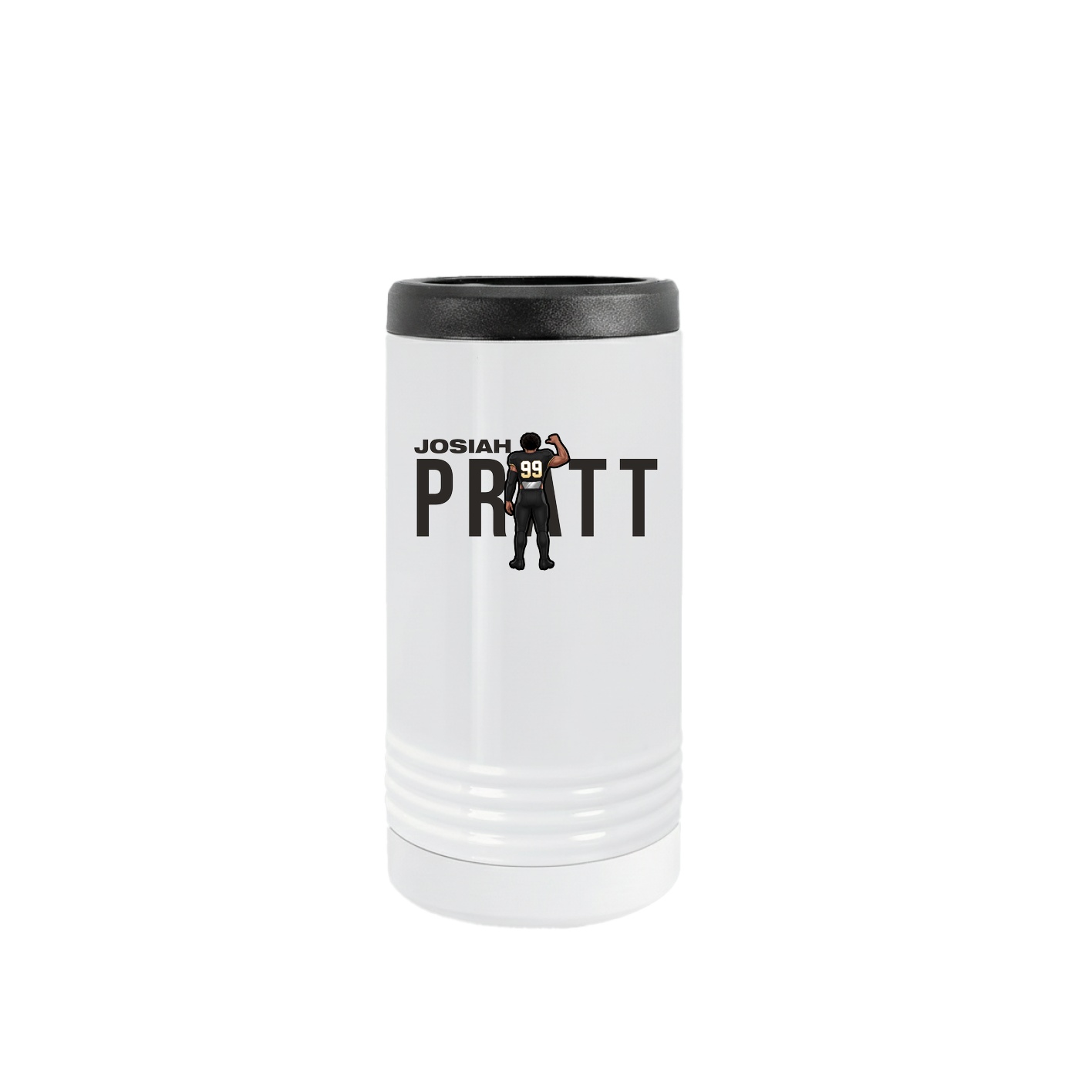 Slim Beverage Holder — Player Name in White