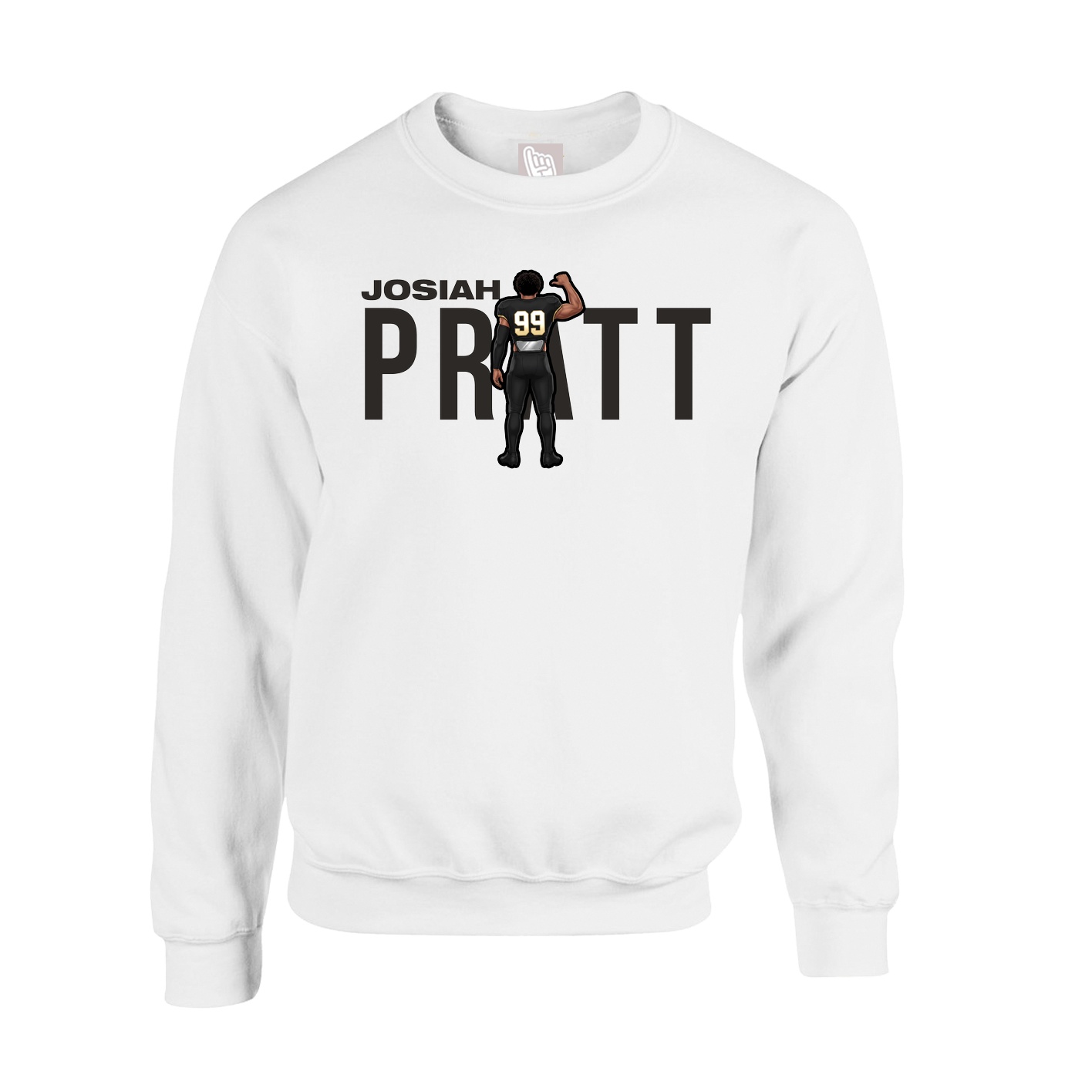 Fleece Crew — Player Name in White