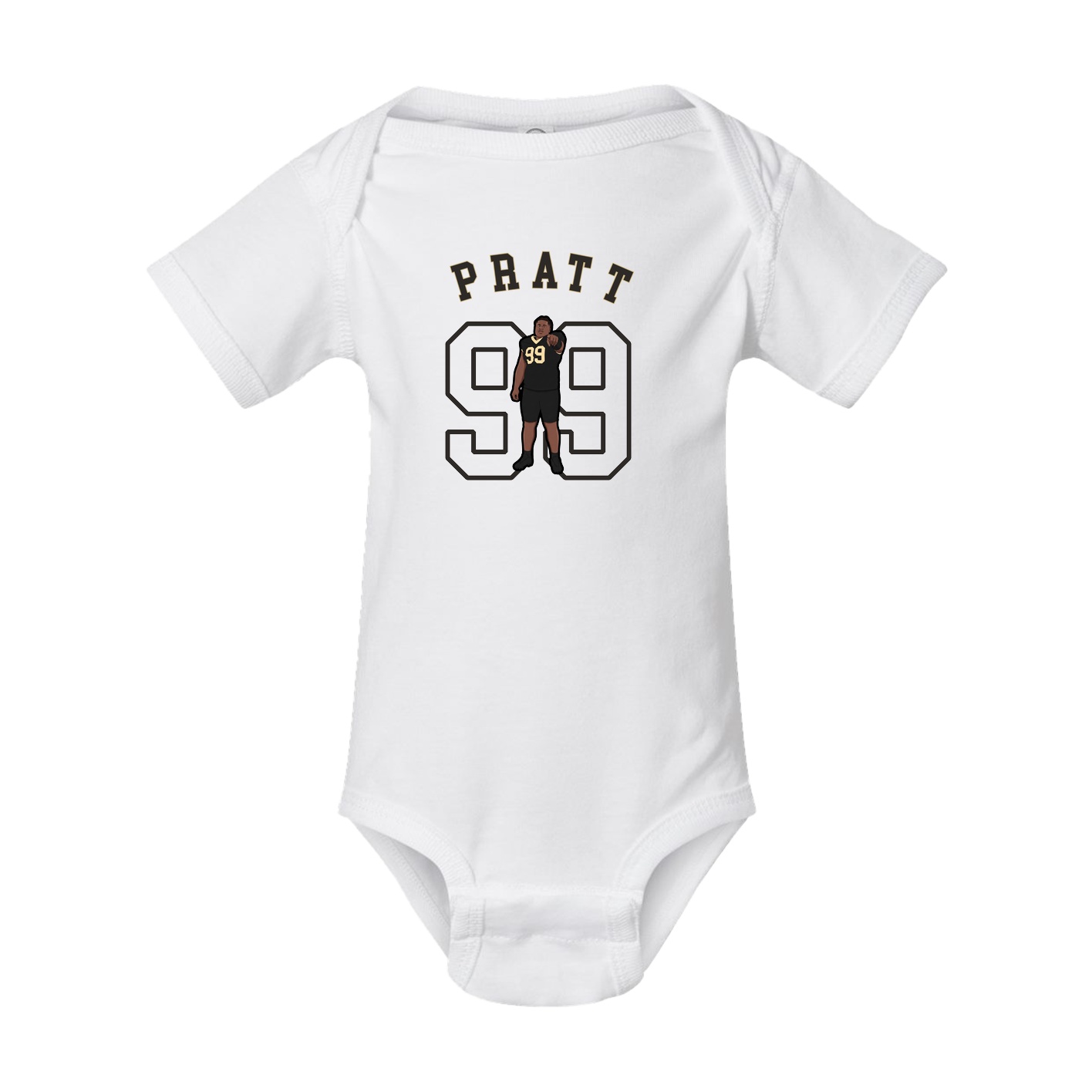 Baby Onesie — Shirsey Arch in White