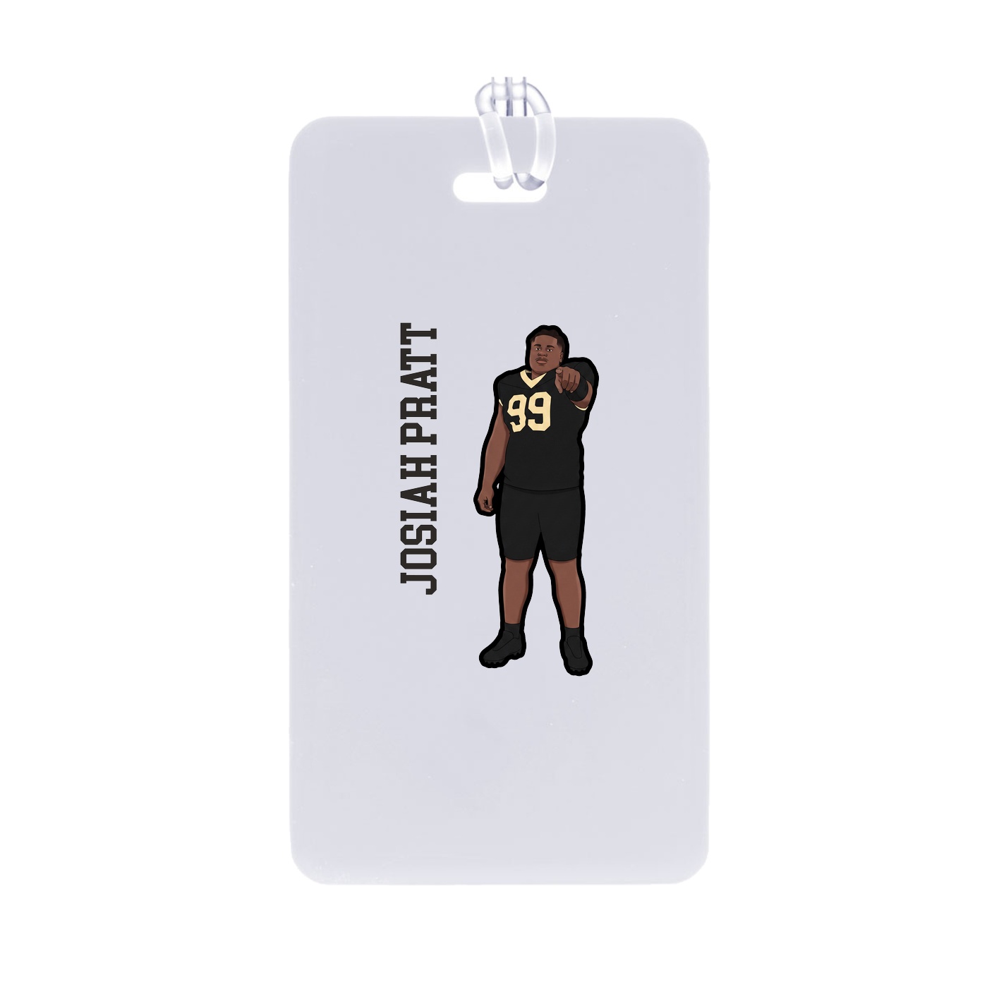Bag Tag — Name Vertical in Classic