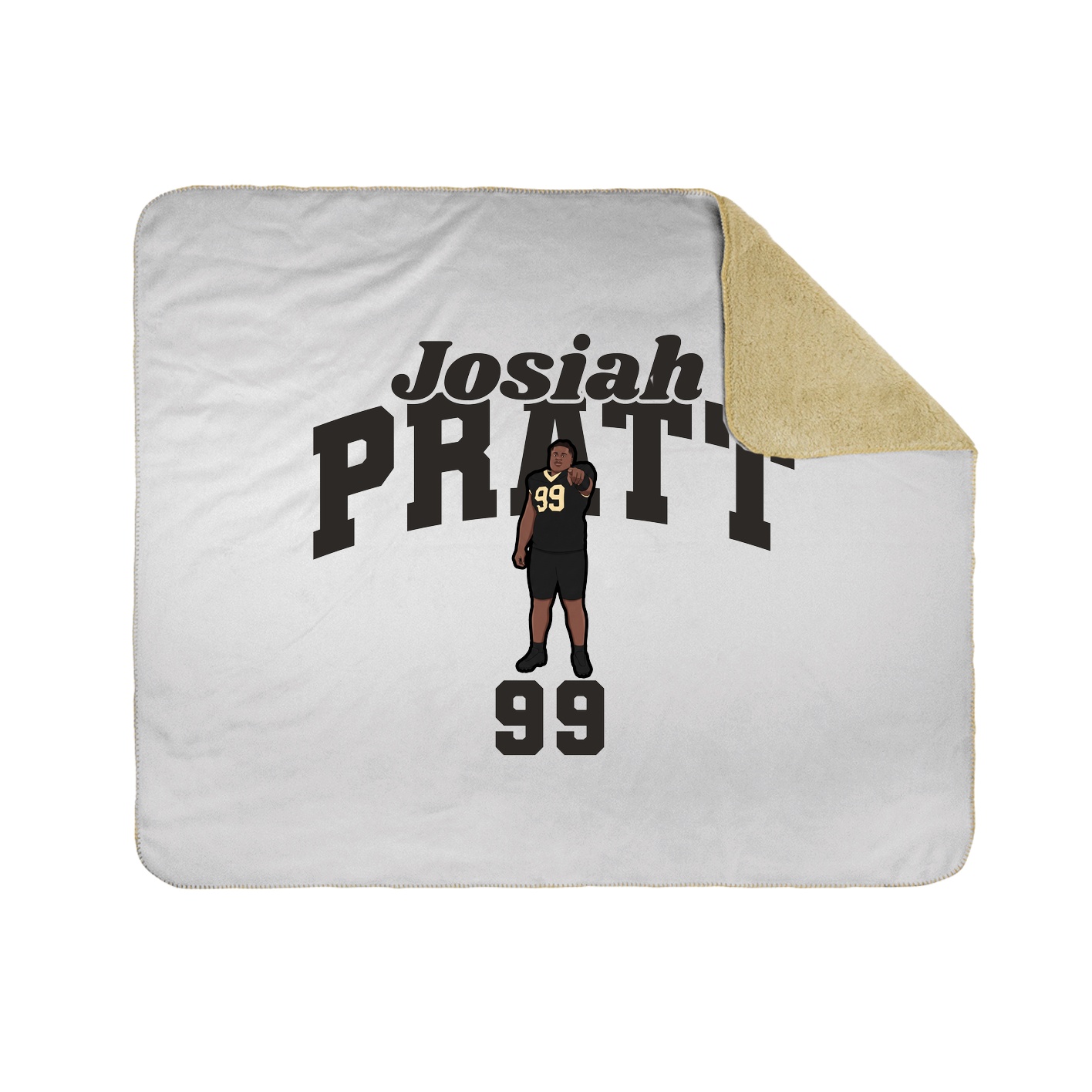 Throw Blanket — Signature Arch in White