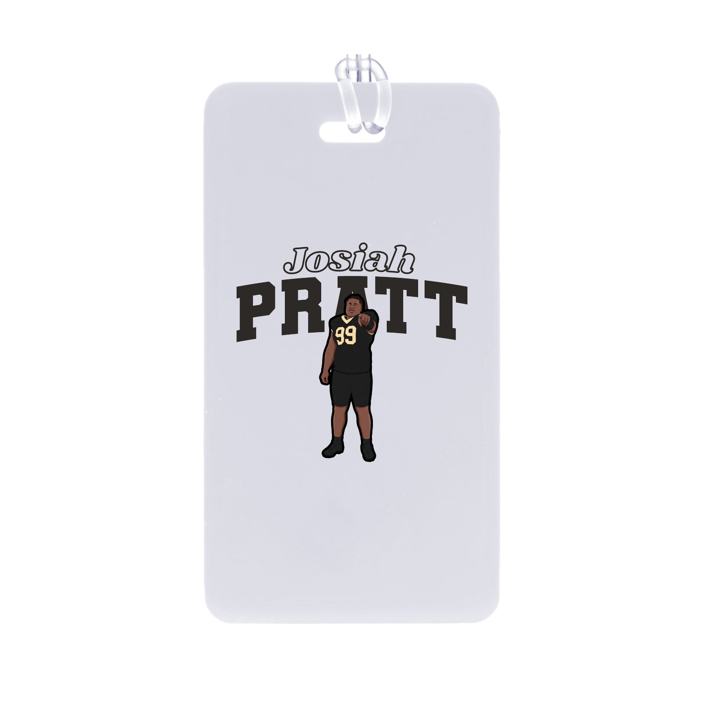 Bag Tag — Name Arch in Classic