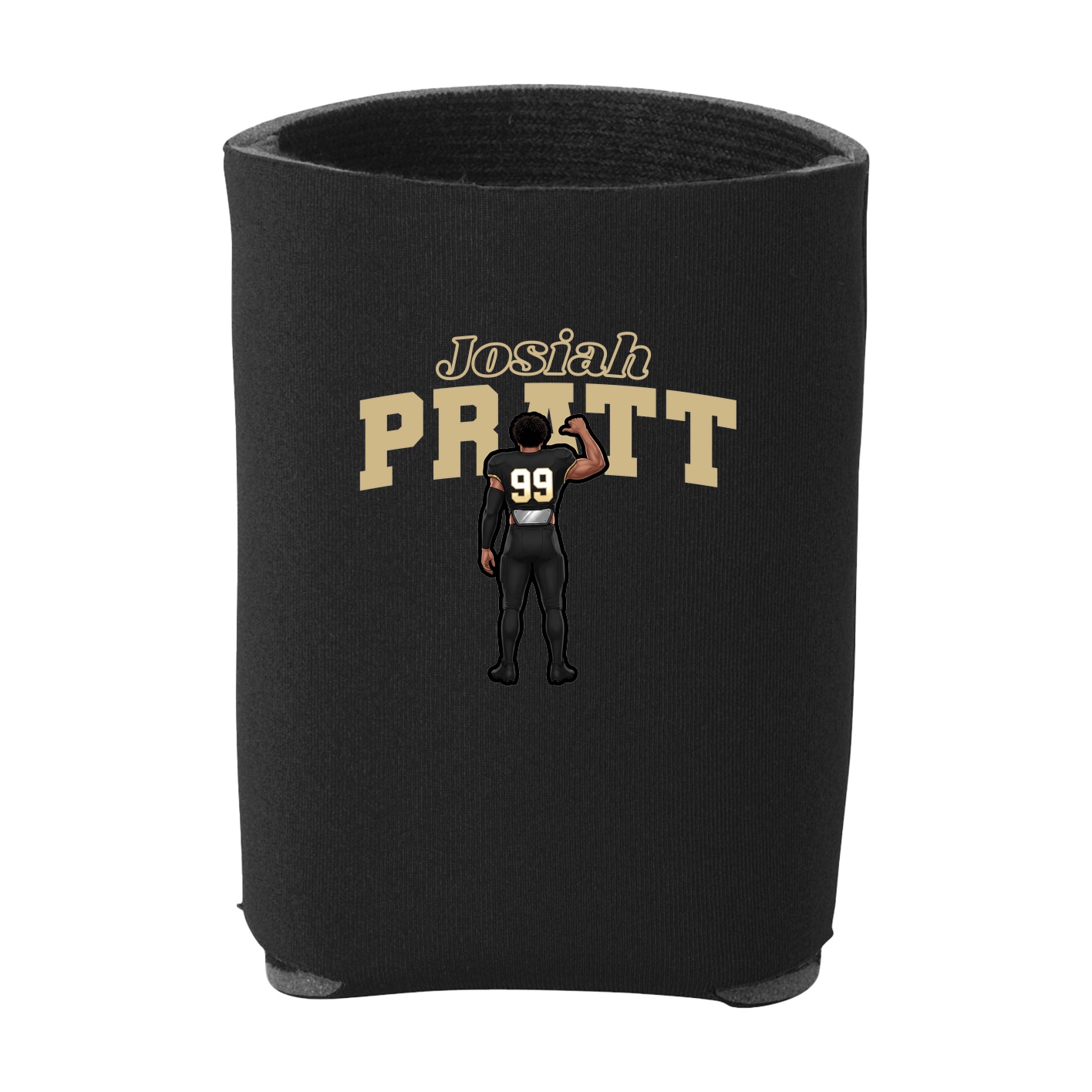 Can Holder — Name Arch in Black