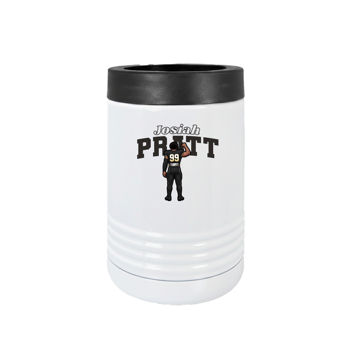 Beverage Holder — Name Arch in White