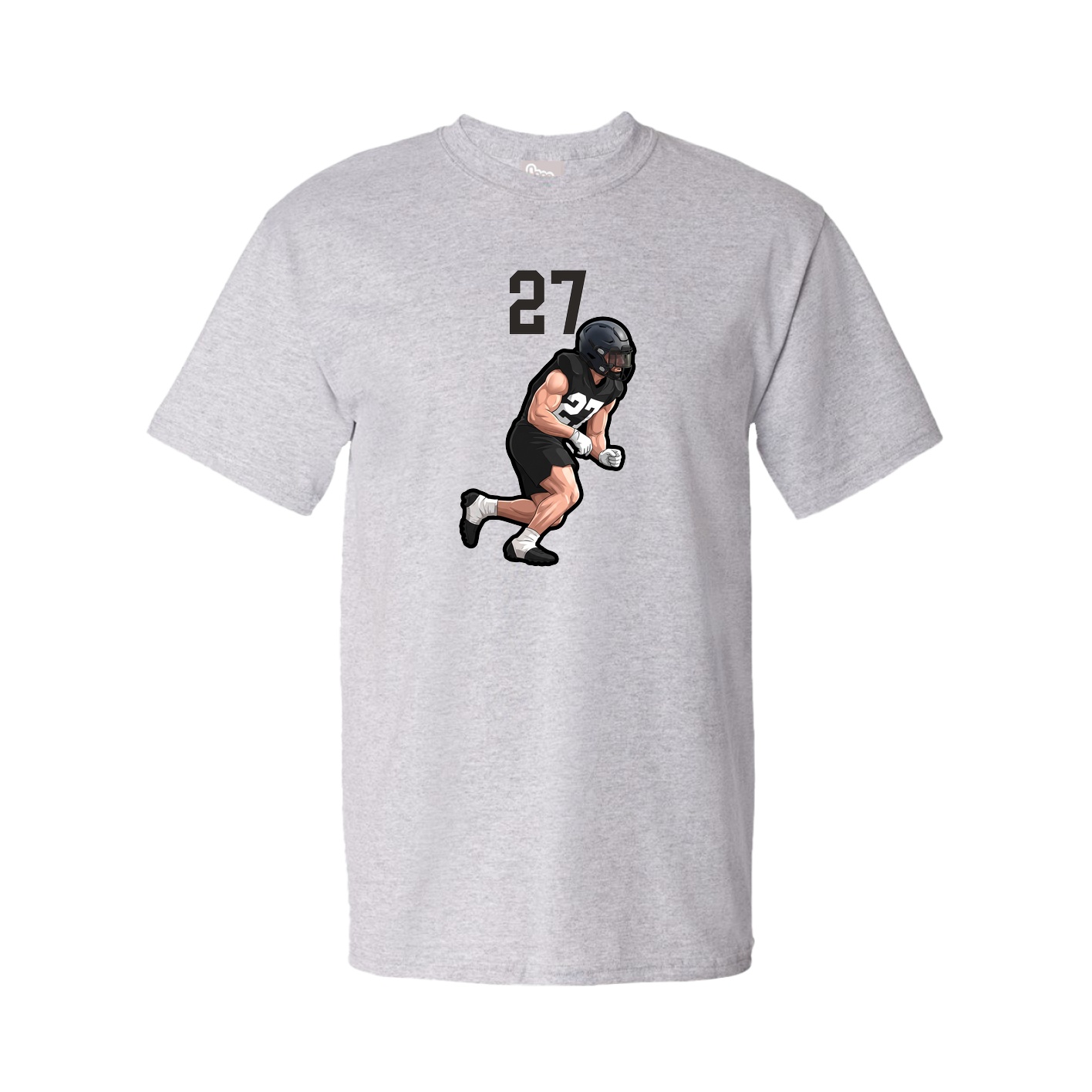 Tee — Number Top in Grey