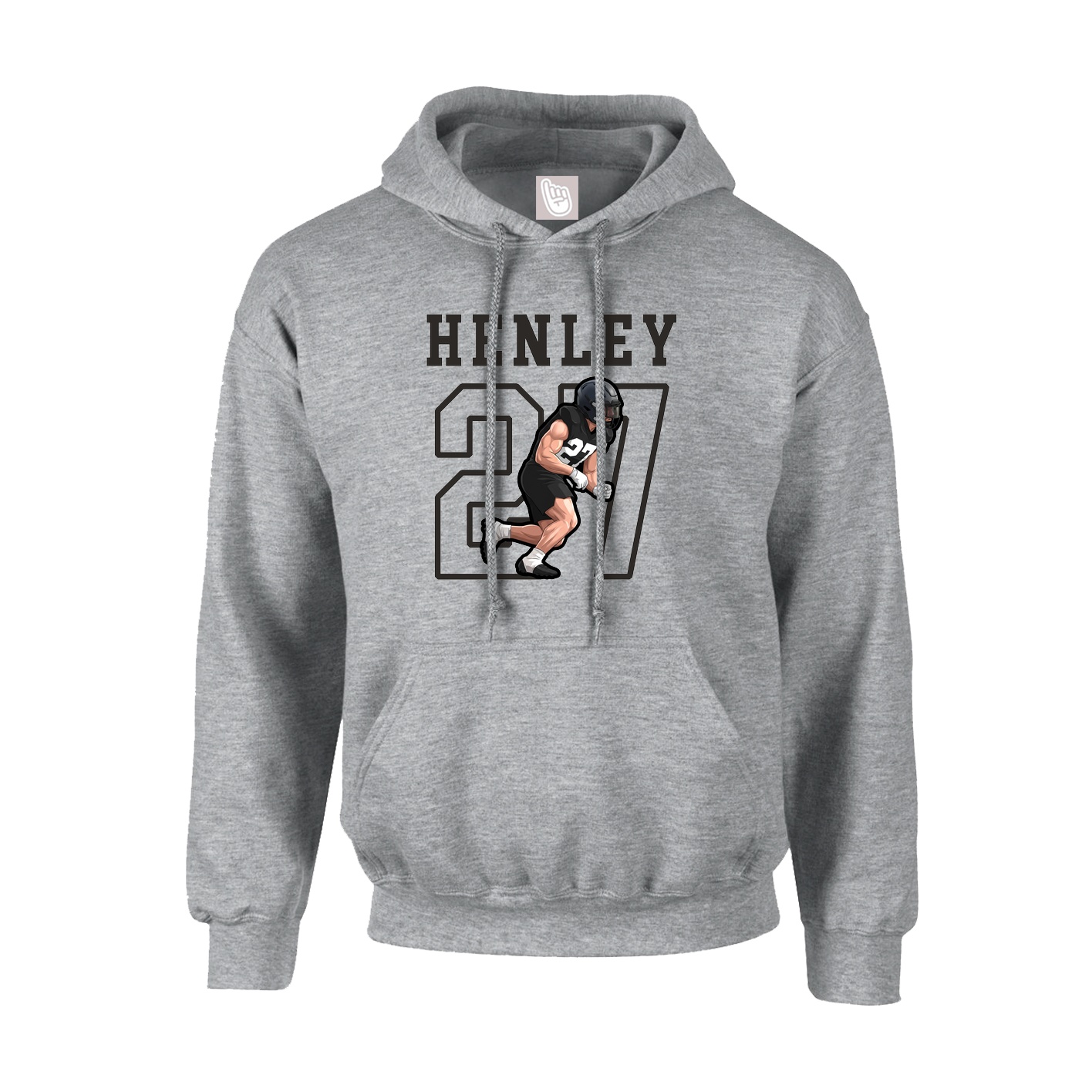 Hoodie — Shirsey in Grey