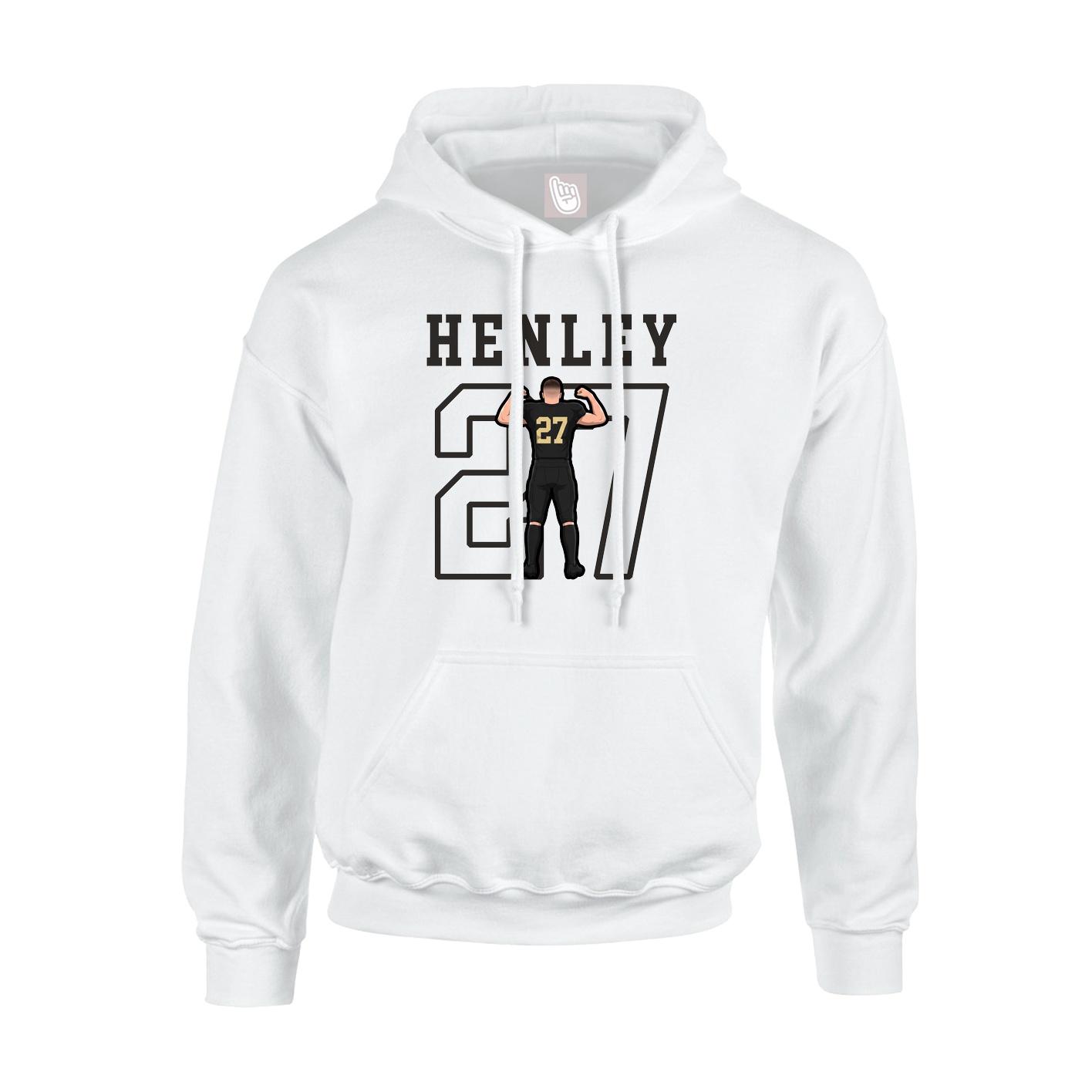 Hoodie — Shirsey in White