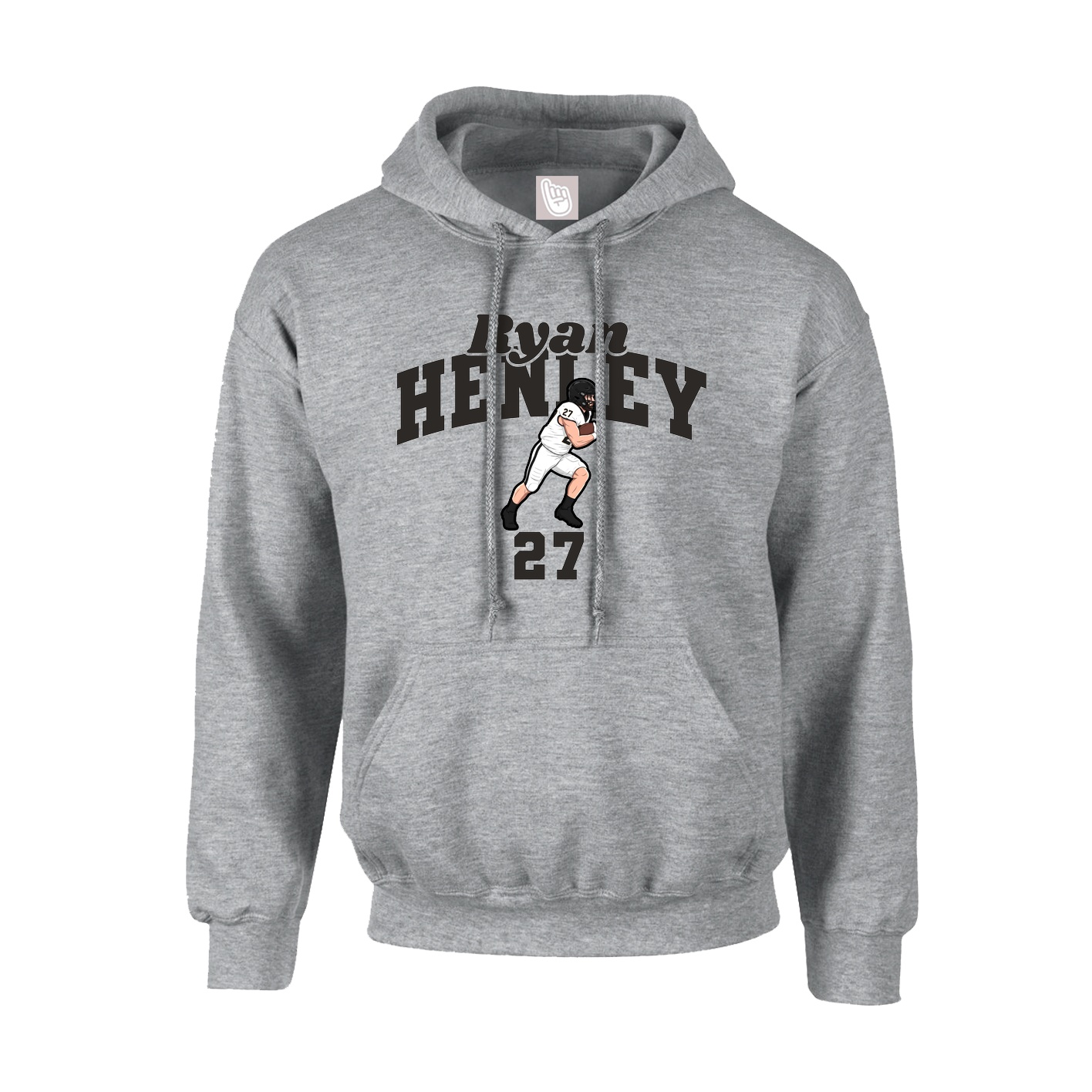Hoodie — Signature Arch in Grey