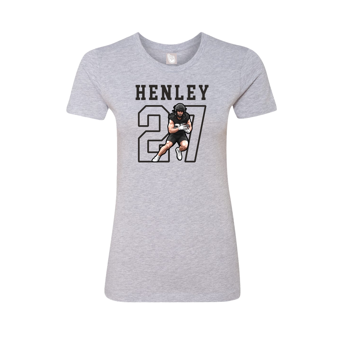 Fitted Women's Tee — Shirsey in Grey