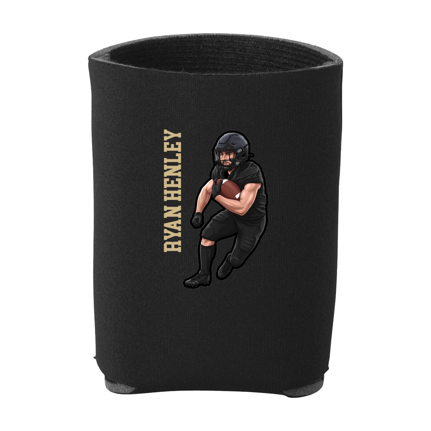 Can Holder — Name Vertical in Black