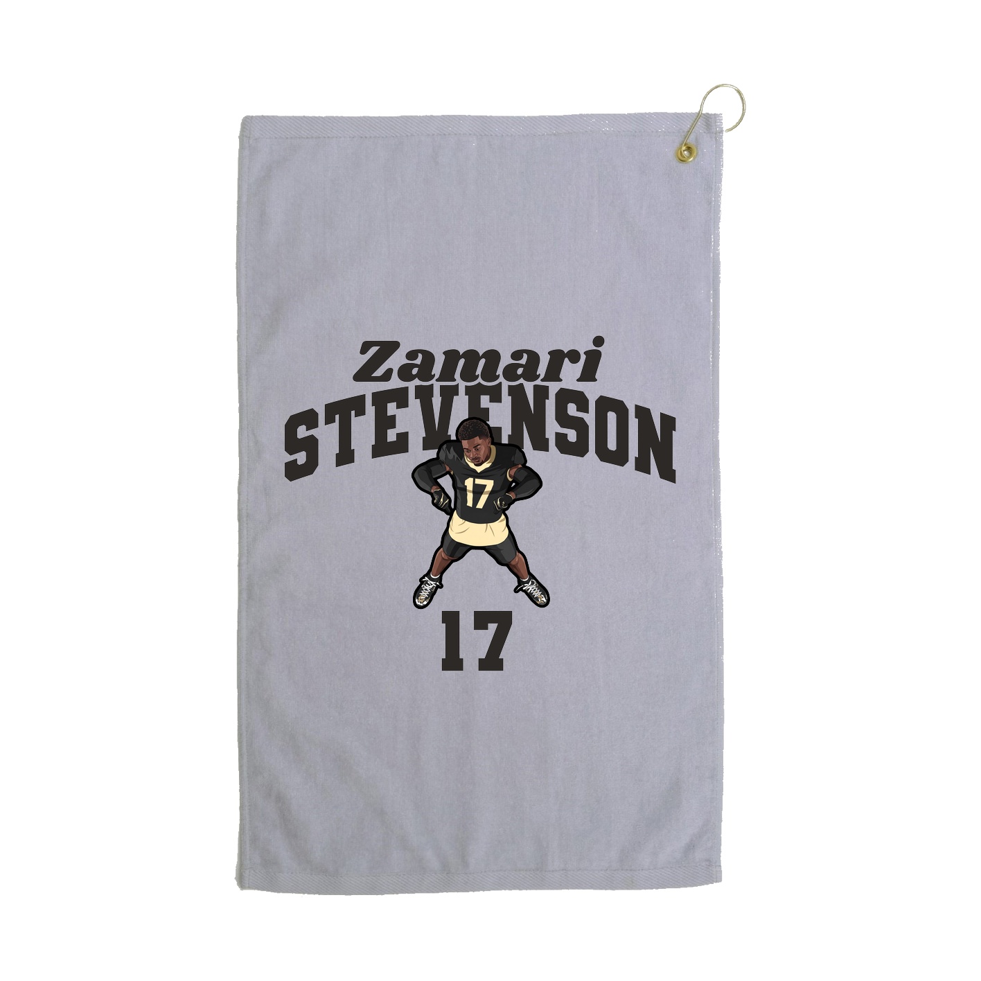 Golf Towel — Signature Arch in Grey